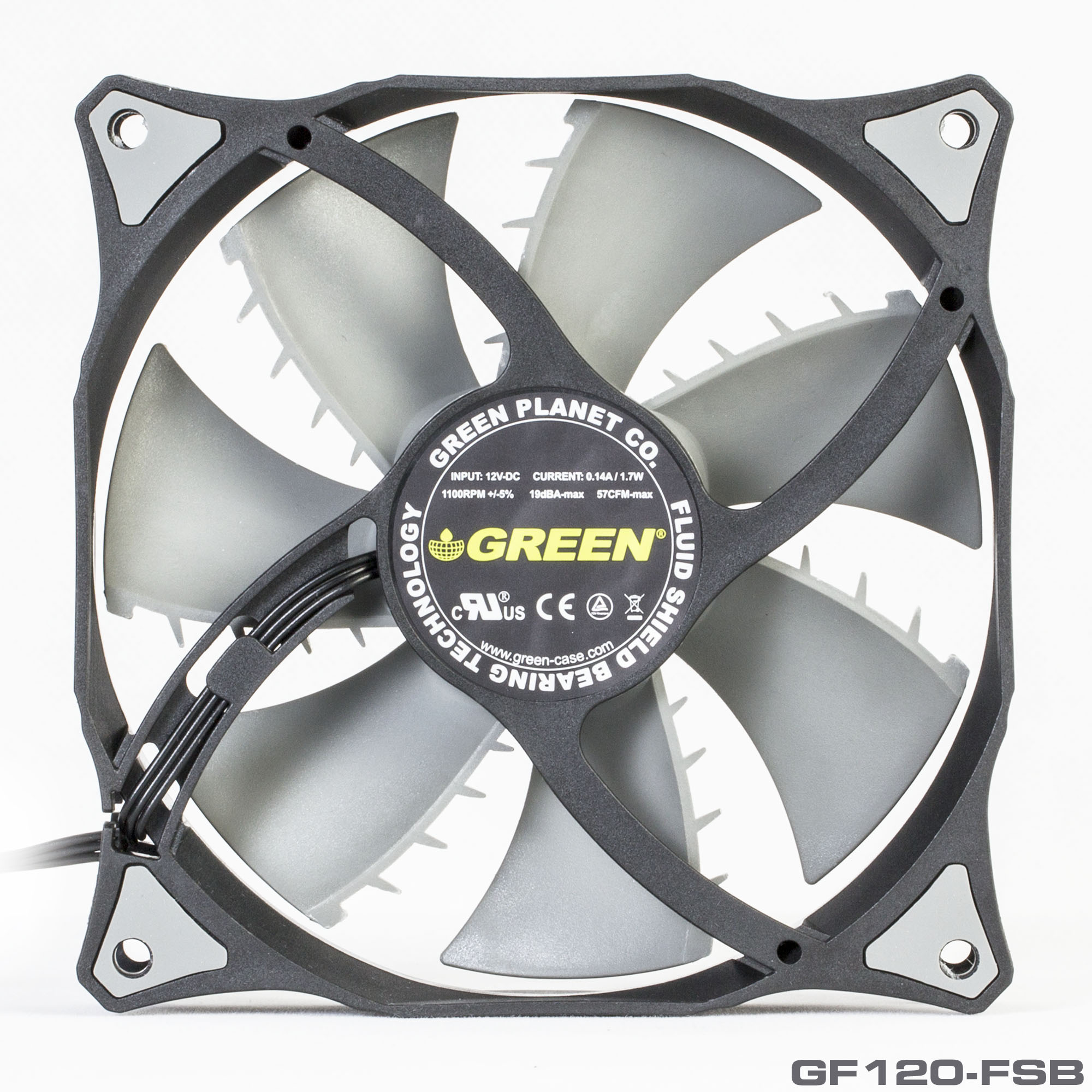 GREEN GF120FSB 120mm Silent Fan 02 - فن کیس گرین مدل GF120-FSB