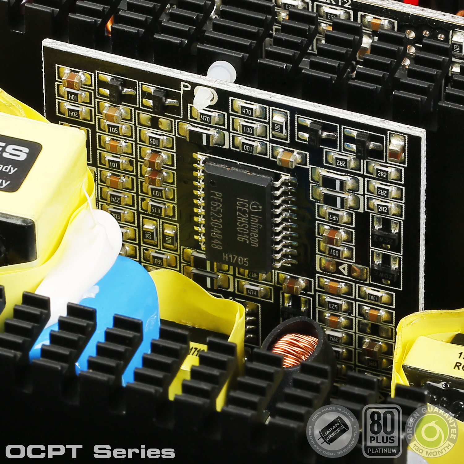 OCPT Series 01 - منبع تغذیه گرین مدل GP650B-OCPT